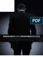  Promises Made, Promises Broken: The Obama Debate Briefing Book