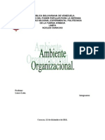 Ambiente Organizacional