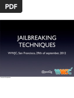 Pod2g Jailbreak Techniques, WWJC 2012