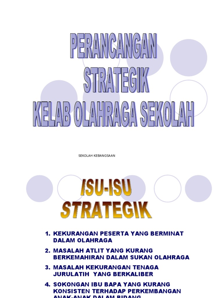 Plan Strategik Olahraga