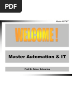 Master Automation & IT: Prof. Dr. Rainer Scheuring