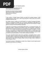 Carta de Exposicion de Motivos