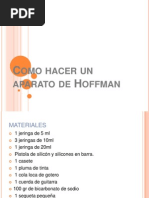 Como Hacer Un Aparato de Hoffman 1