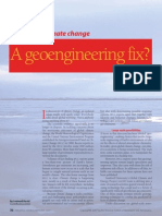 A Geoengineering Fix?: Climate Change