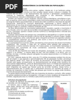 CAP 28 - OS FLUXOS MIGRATÓRIOS E A ESTRUTURA DA POPULAÇÃO I