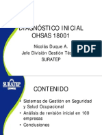 Diagnostic o in Icial Oh s as 18001
