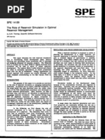00014129 the Role of Reservoir Simulation in Optimal Reservoir Management[1]