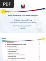 Good Governance For A Better Tomorrow: Philippine Economic Briefing