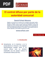 01. El Control Difuso Por Parte de La Autoridad Concursal