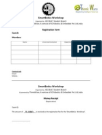 Registration Form (SmartBotics Workshop)