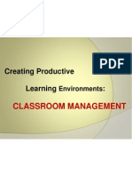 Classroom Management II