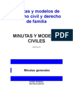 3422337 Minutas y Modelos de Derecho Civil y Derecho de Familia