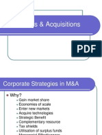 Mergers & Acquisitions: Corporate Strategies and Mechanics