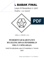 Soal Babak Final Gelegar Laga Pythagoras V 2007 22