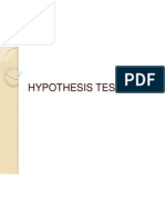 Hypothesis Testing