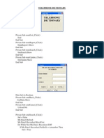 Telephone Dictionary