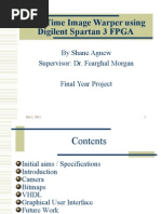 Real Time Image Warper Using Digilent Spartan 3 FPGA