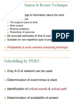Program Evaluation & Review Technique (PERT) :: Lack of Knowledge & Information About The Work Uncertainty About