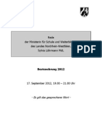 Rede Von Ministerin Löhrmann Zur Bestenehrung 2012