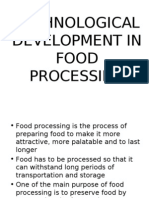 4800702 Technological Development in Food Processing