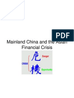 China and The Asian Crisis