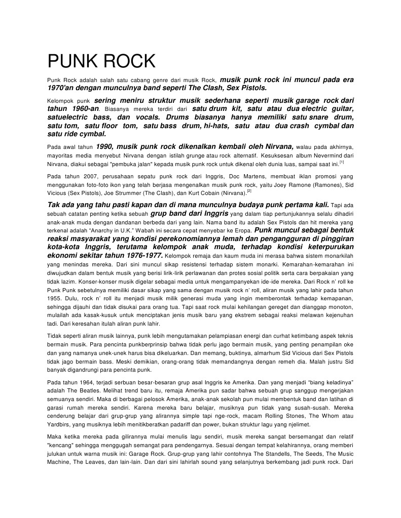 PUNK ROCK