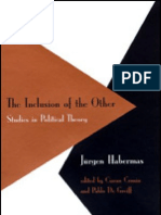 Jürgen Habermas The Inclusion of The Other Studies in Political Theory Studies in Contemporary German Social Thought 1998