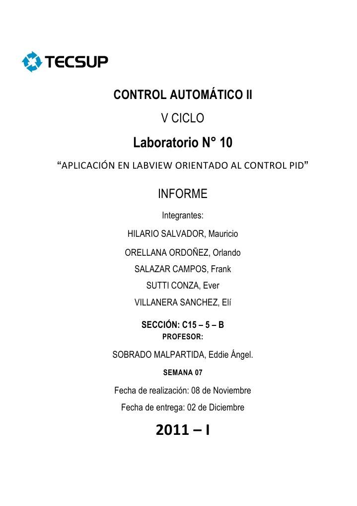 Control PID en LabVIEW para Nivel | PDF | Adquisición de datos | Áreas ...