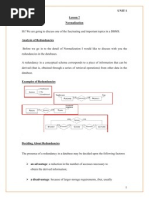 Unit 1 Lesson 7 Normalization