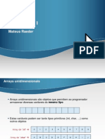 Arrays Bidimensionais