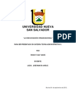 TRABAJO DE TEORIA II - LA COMUNICACIÓN ORGANIZACIONAL.