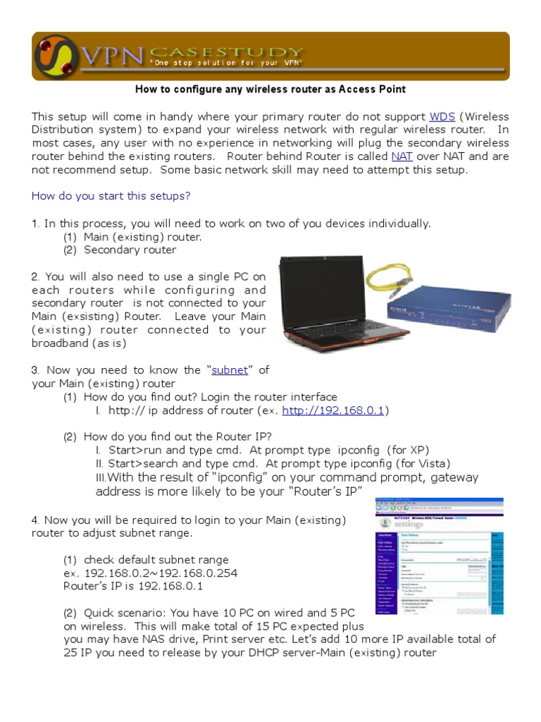 How to Access Point Ip Address Wireless Access Point