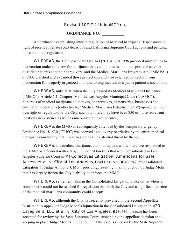 La Ordinance Revised State | PDF