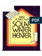  Build Your Own Solar Water Heater