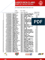 Clasificacion Tercera Etapa Caucasia - Santa Rosa de Osos