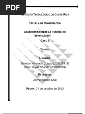 Caso 9 Yahoo Yahoo Microsoft