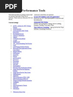 Load and Performance Tools