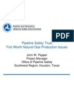 Pipeline Safety Trust Fort Worth Natural Gas Production Issues