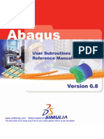 Abaqus 6 - 8 Usersub