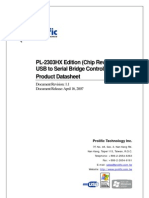 IO Cable PL-2303HX Documents Datasheet Ds Pl2303HXD v1.1