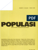 Populasi Volume 1, Nomor 2, Tahun 1990
