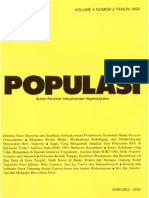 Populasi Volume 4, Nomor 2, Tahun 1993