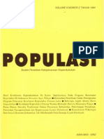 Populasi Volume 5, Nomor 2, Tahun 1994