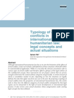 Typology of Armed Conflicts in IHL - Sylvain Vite