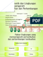 Faktor Genetik Dan Lingkungan Yang Mempengaruhi Pertumbuhan Dan