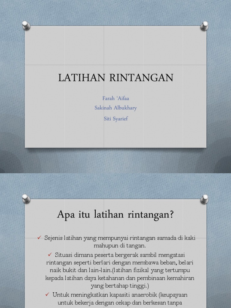 Latihan Rintangan untuk Daya Tahan | PDF