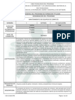 Mantenimiento de Equipos de Computo