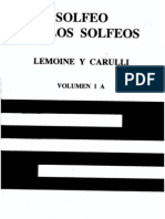 Solfeo de Los Solfeos - Volumen 1a - Lemoine y Carulli