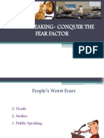 Public Speaking - Conquer The Fear Factor