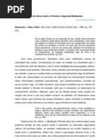 Nota de Leitura DESCARTES